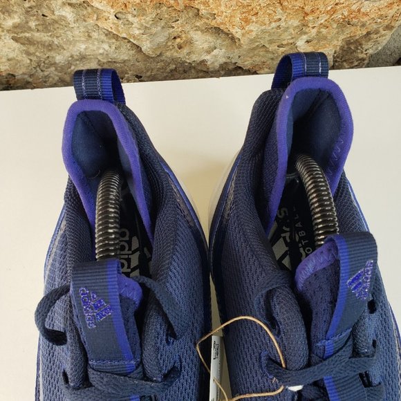 adidas Adizero Scorch Football Cleats Men’s Size 10.5 Navy Blue White FX4250 NEW main image 11